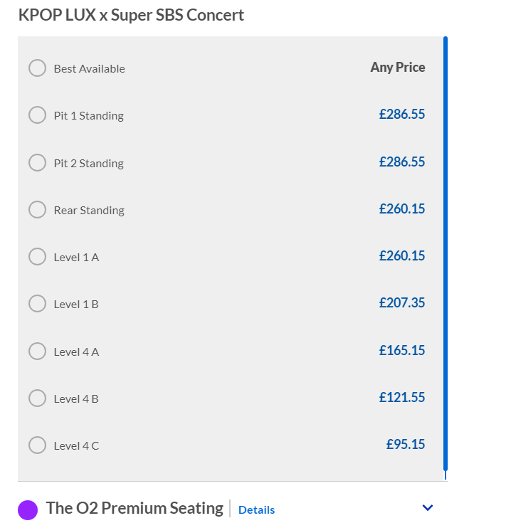 luvrofmin's tweet photo. kpop lux prices for an unknown lineup 🙃 https://t.co/WOrw9eDyYR