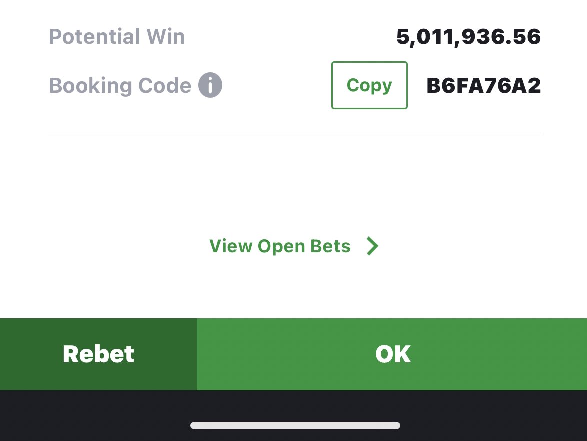 For #10,000 💰 

Guess exact amount I stake on this game.

Code: B6FA76A2