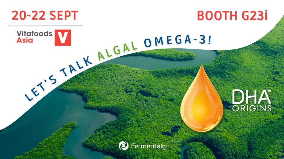 📢 Save the date! In one month, Fermentalg will participate to the 2023 edition of the @VitafoodsAsia. 📍 Bangkok, THAILAND 📅 September 20 to 22 ✉ sales@fermentalg.com 👋 See you there! #vitafoods #VFA2023 #DHAORIGINS #FERMENTALG #AlgalOmega3 #nutrition #omega3