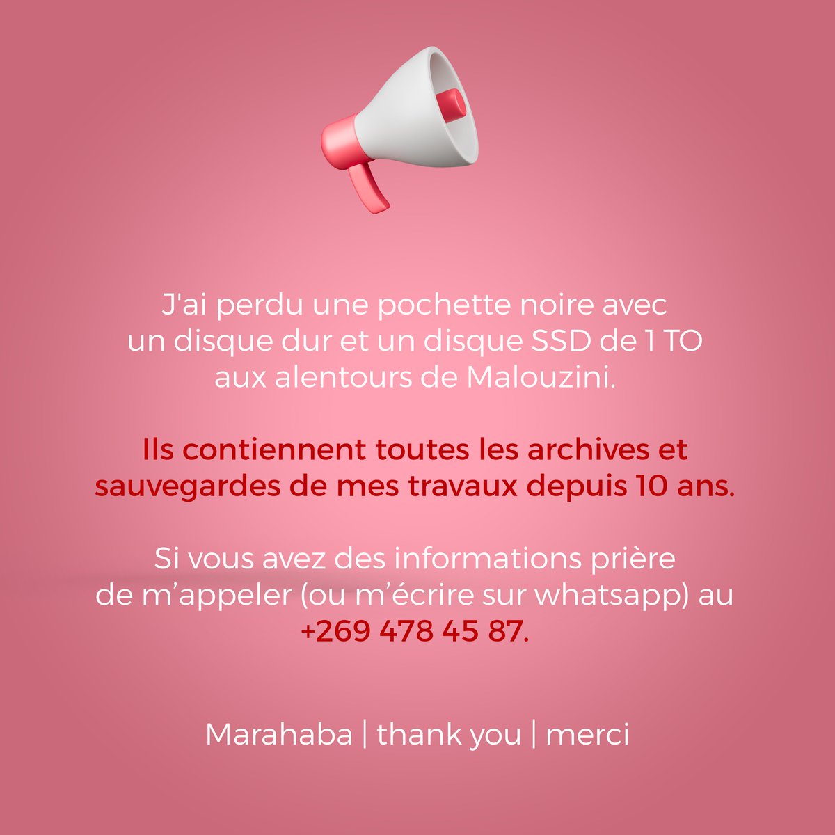 S_ASSOUMANI's tweet image. Retweets apprécié mes chers amis... 🙏

10 ans de travaux qui partent comme ça, c'est chaud ! 😟