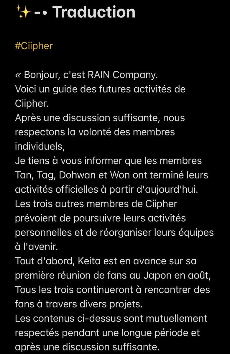 Ciipher France.✨ (싸이퍼 France) tweet media