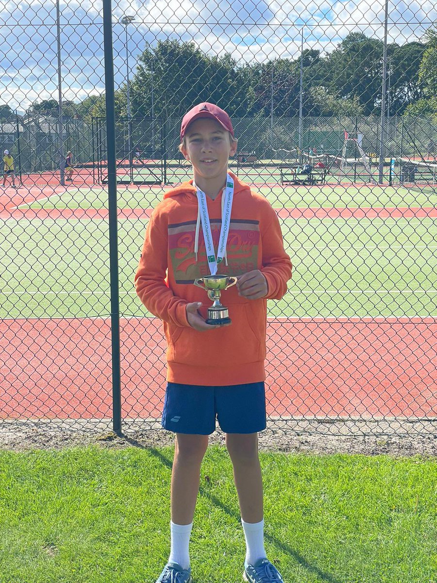 MerchiTennisA's tweet photo. Congratulations Severijus who wins the @the_LTA @LTACompetitions @tennisscotland North Scotland 🏴󠁧󠁢󠁳󠁣󠁴󠁿 Grade 3 U14s Singles 👏 
Great reward for all his work, commitment and patience after returning from injury. Well done Severijus 👍 #MCSport #solidcastle #tennis #tennisacademy https://t.co/xpJ96pj1E1
