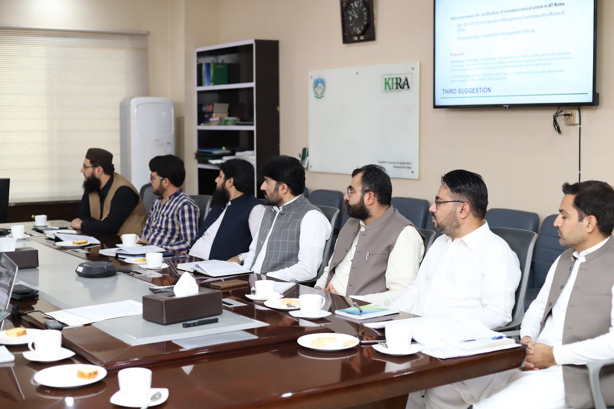 kpra_official's tweet photo. Director General #KPRA Shah Mahmood Khan chaired a meeting to discuss and review the #Rules and #Regulations that have been drafted under the Khyber Pakhtunkhwa Revenue Authority Act of 2022. The meeting was attended by officers from KPRA as well as a legal drafter who https://t.co/onneWMtqBG
