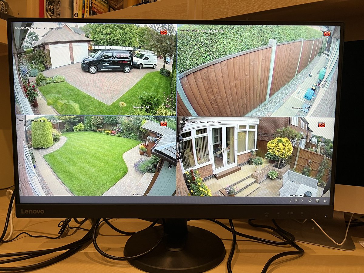 stone_security's tweet image. Neat HikVision CCTV installation completed this week for a customer in DE55 - the 3K picture resolution giving superb clear footage 👌🏼 #CCTV #Derbyshire