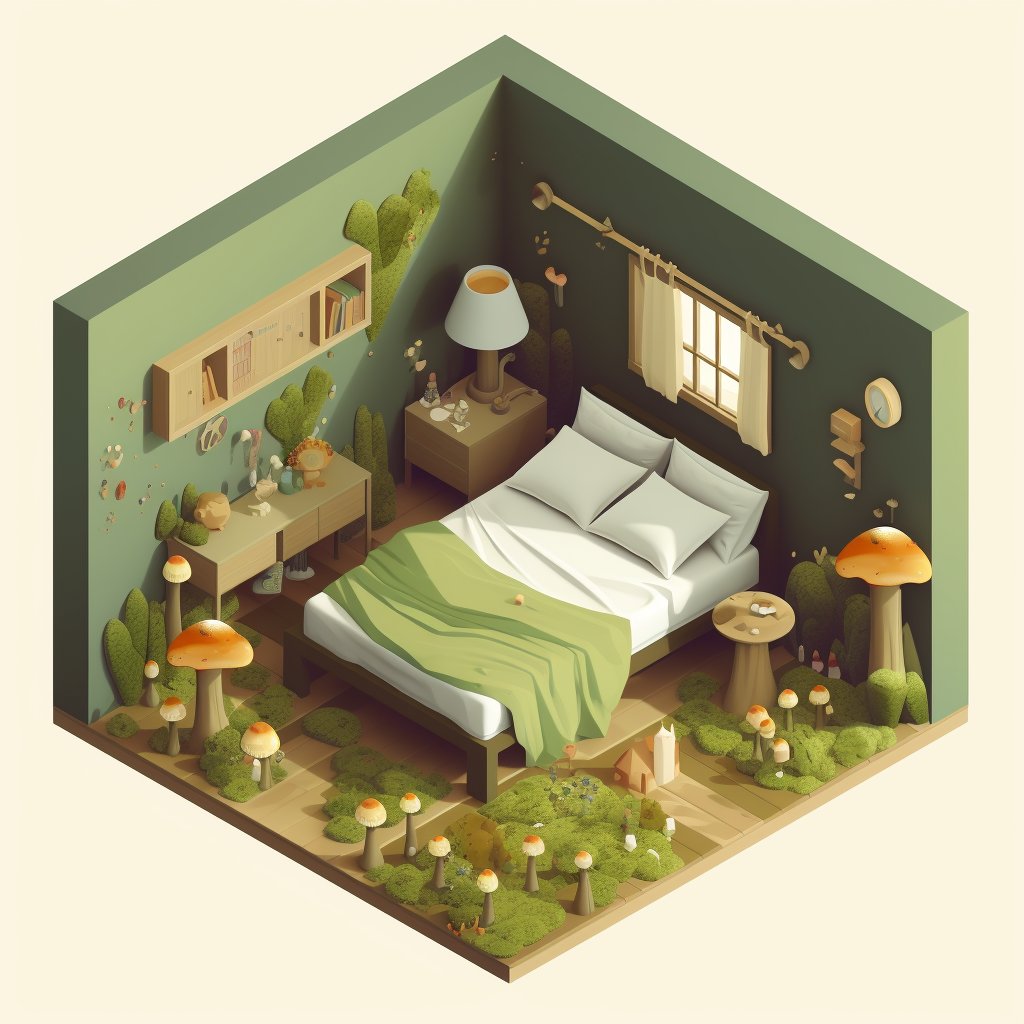 Do you fancy a stay in a forest-themed room? 🌲 With Gosleep, immerse yourself in the tranquility of nature from the comfort of your bed. Experience the calming forest vibes, and don't forget to sleep to earn! 🛌💰 #Gosleep #ForestRoom #SleepToEarn