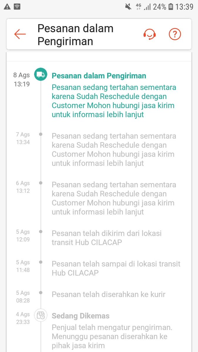 Anie_Mitmit's tweet photo. Hai @jntexpressid , tolong follow up pesanan sy, resi JP2697671767 .. ini masih kiriman di satu kabupaten loh.. https://t.co/Q7AZx8c6Z1
