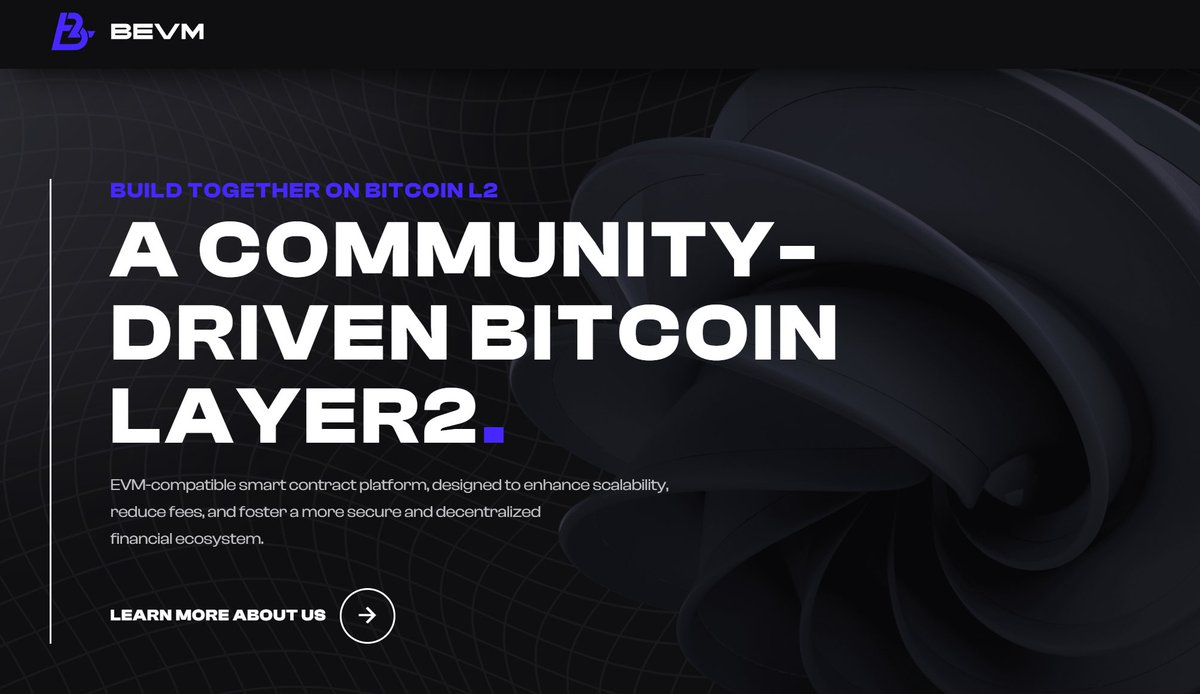 🚀Scalability and speed on the BTC Layer2 just got a boost! @BTClayer2 has officially launched its official website. 🔍Learn all about our solutions enabling faster, cheaper #BTC transactions, and shaping the bright future of Bitcoin! 🥂bevm.io