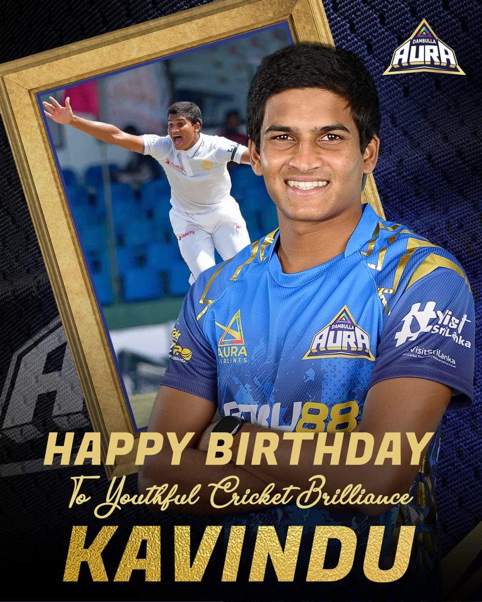 🎉 Join us in celebrating Kavindu Pathiratne's 21st birthday today! 🎂🥳 Wishing you a year ahead filled with joy and success.