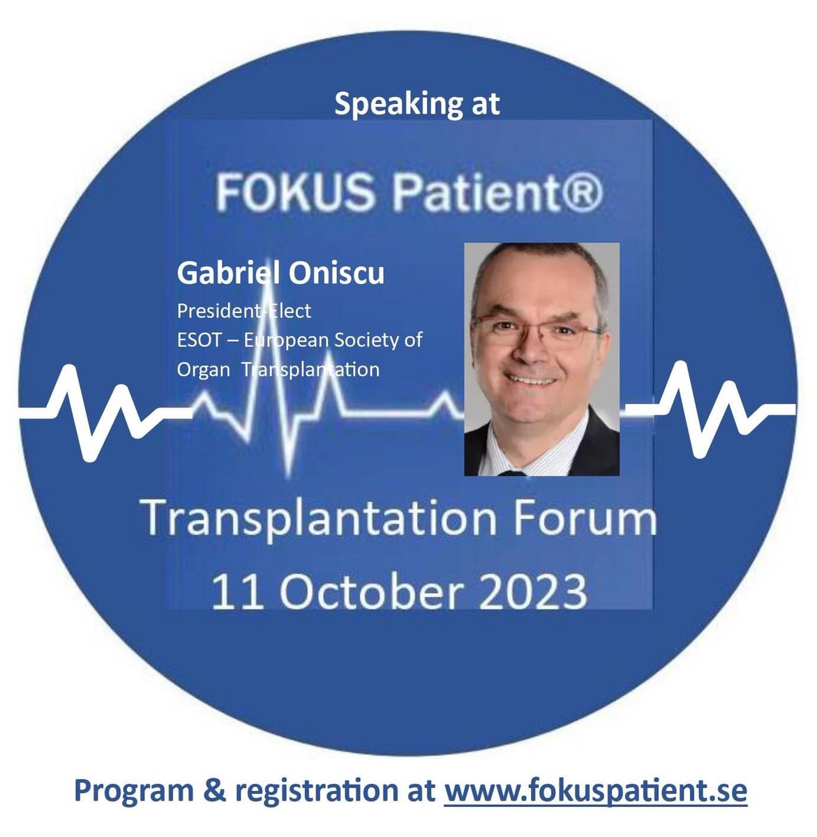 Välkommen till Stockholm och lyssna t kommande ordf för <a href="/ESOTtransplant/">ESOTtransplant</a> <a href="/gabriel_oniscu/">Prof Gabriel Oniscu</a>