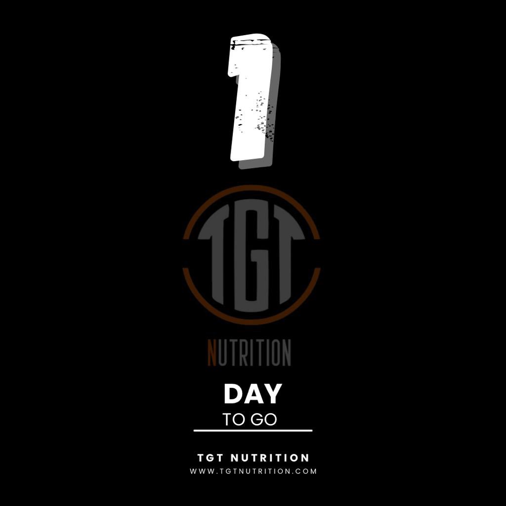 1 𝐝𝐚𝐲 𝐥𝐞𝐟𝐭 ..⏳are you ready ? #tgtnutrition #sportnutrition #teamgroenhart #buildbody #newlevel #voeding #tgt #motivation