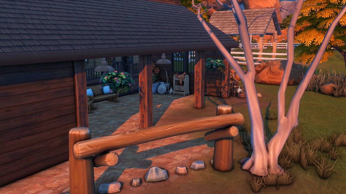 A Base Game + Horse Ranch ONLY speed build🐴 tinyurl.com/horseranchbarn 

#TheSims4 #ShowUsYourBuilds <a href="/TheSims/">The Sims</a> <a href="/Sims_ANZ/">Sims ANZ 🌏</a> <a href="/TheSimCommunity/">Sims Community</a> <a href="/HumansOfTheSims/">#HOTSC</a> @TheSimmersSquad <a href="/simmersdigest/">Simmer’s Digest</a> <a href="/CozyIslandLIVE/">Cozy Island LIVE</a> <a href="/ShedfordHollow/">✨ Shedford Hollow ✨</a>