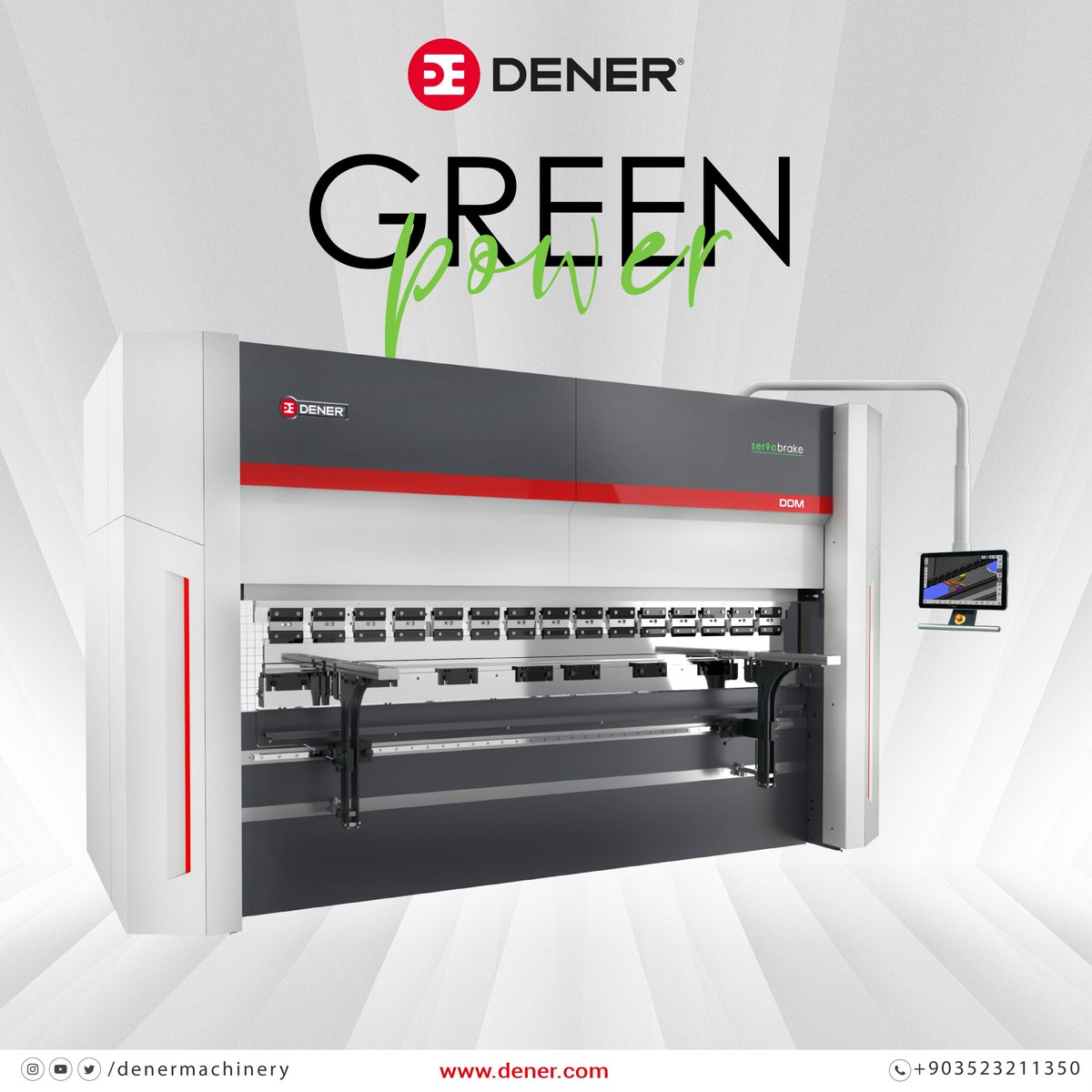 denermachinery's tweet photo. Eco-Friendly Operation: With an emphasis on green power, our Servo Electric Press Brake Machine is designed to reduce energy consumption and minimize its environmental impact.
#dener #metalworking #pressbrake #servobrake #ecofriendly #technology #industry40 #GreenPower https://t.co/Z7bwY5mofx