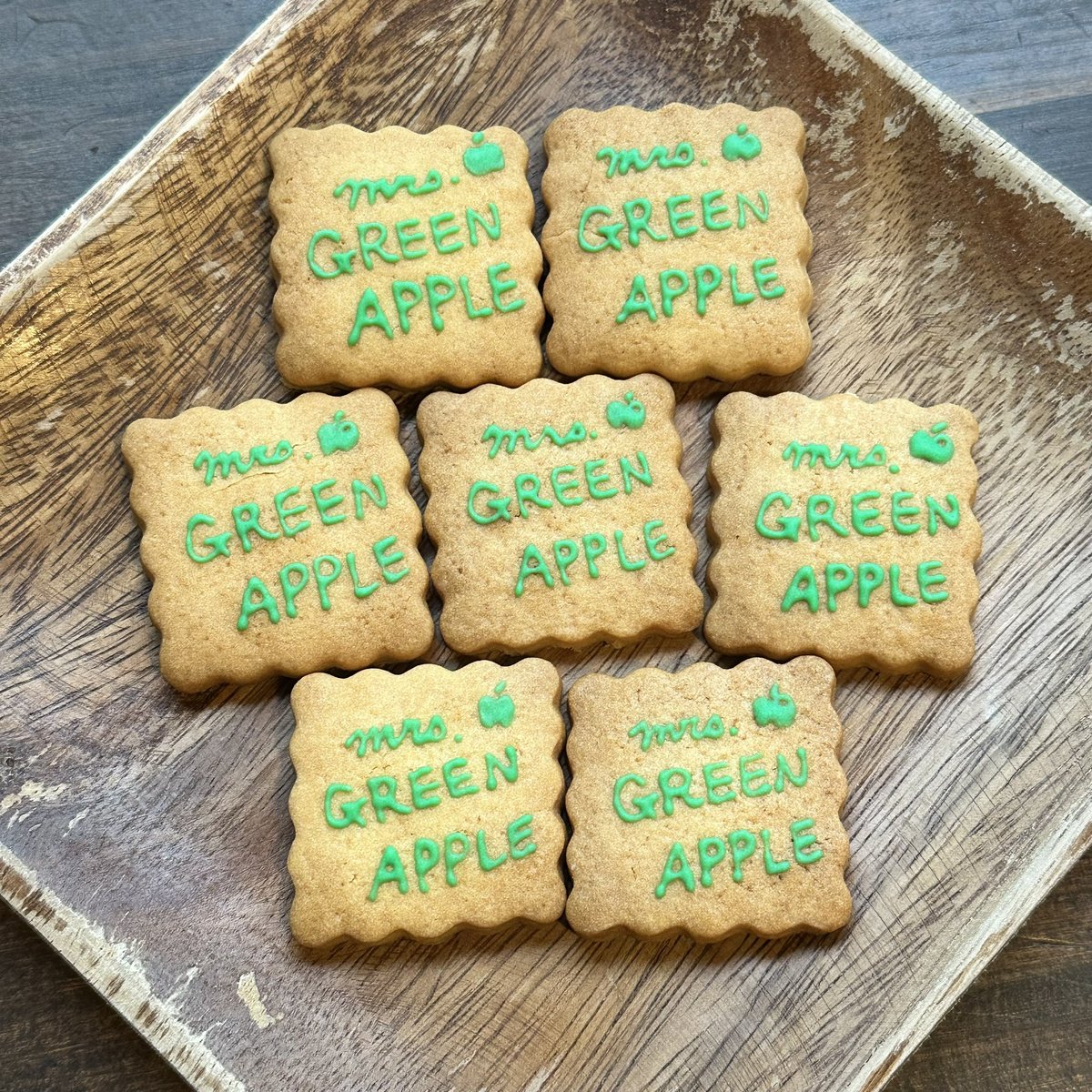 じゃらじゃらキーホルダー 大きなクッキー グリーン じゃらじゃら