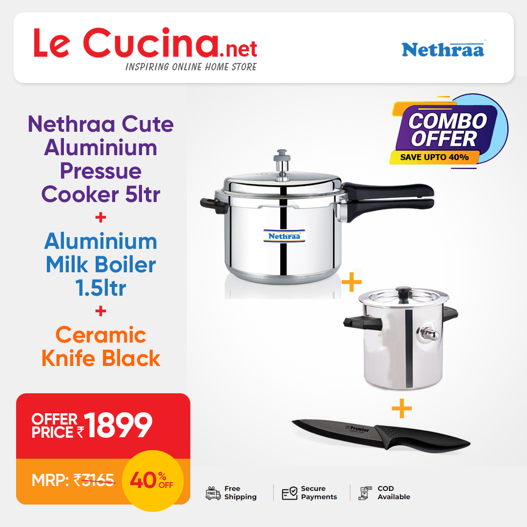 SClasticon's tweet photo. #Cooker #Combo #offers with a ceramic knife. @ https://t.co/p7sHBIKNhy https://t.co/UC80ZYHWBx