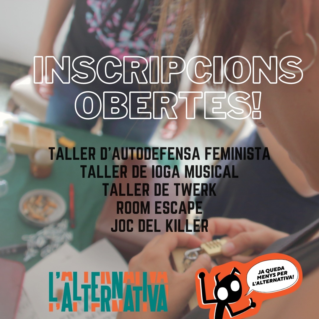 Ja estan obertes les inscripcions per a les activitats d'aquesta 32a Festa Major Alternativa!🔥
 
Utilitza el següent enllaç!👇 

linktr.ee/lalternativa_m…