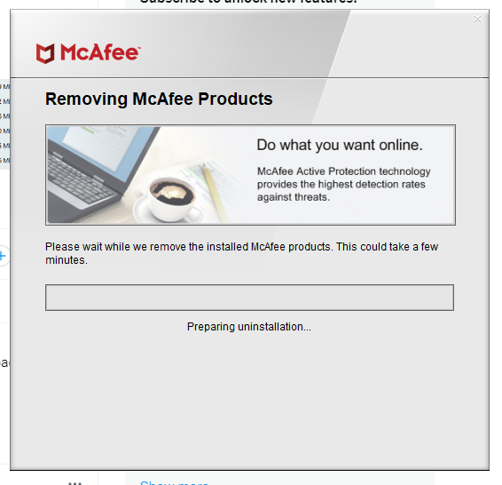 StockOwl8's tweet photo. So to correctly uninstall a @McAfee product, I have to download and install the McAfee product removal tool  
Can a software be more invasive? https://t.co/mKN6jIeNlq