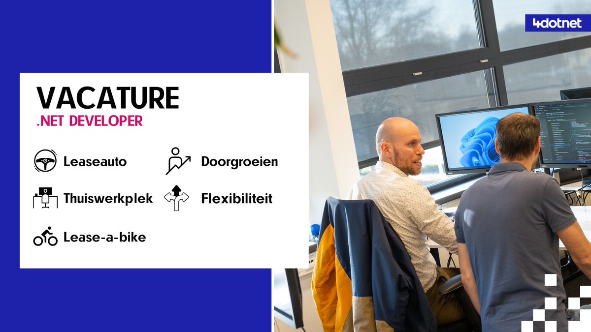 Een baan die jou de vrijheid geeft, veel variatie biedt en vooral ook niet ontbreekt aan gezelligheid? 

Kijk eens naar onze vacature van .NET Developer. Ontwikkel jezelf op zowel professioneel als persoonlijk vlak en kom eens kennismaken met Jan Willem of <a href="/scijsouw1/">scijsouw</a>!