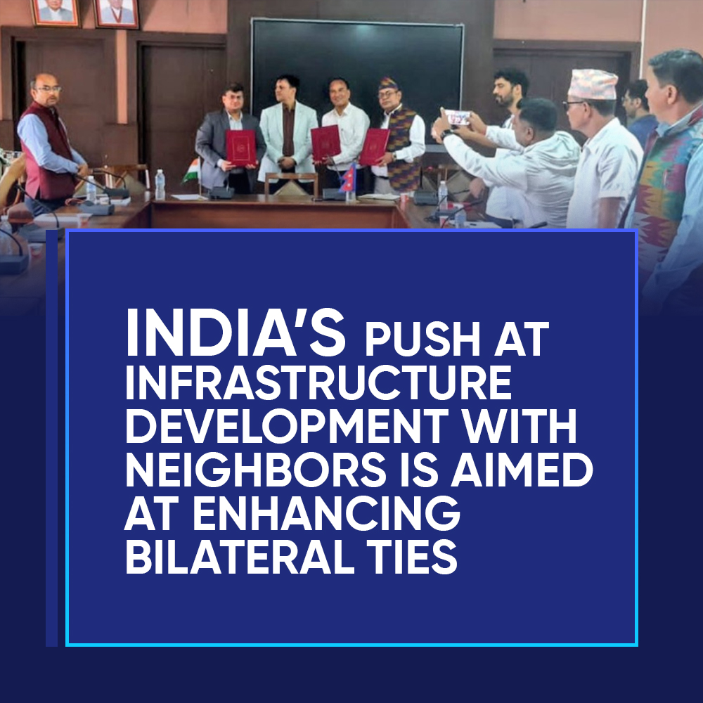 TeamBharat_'s tweet image. From establishing an upcoming rail link between Bhutan &amp;amp; Assam to allowing Nepal &amp;amp; Bangladesh to use India's transmission networks for cross-border electrical trading, #India is focusing on #BorderInfrastructure development. #NeighbouringCountries