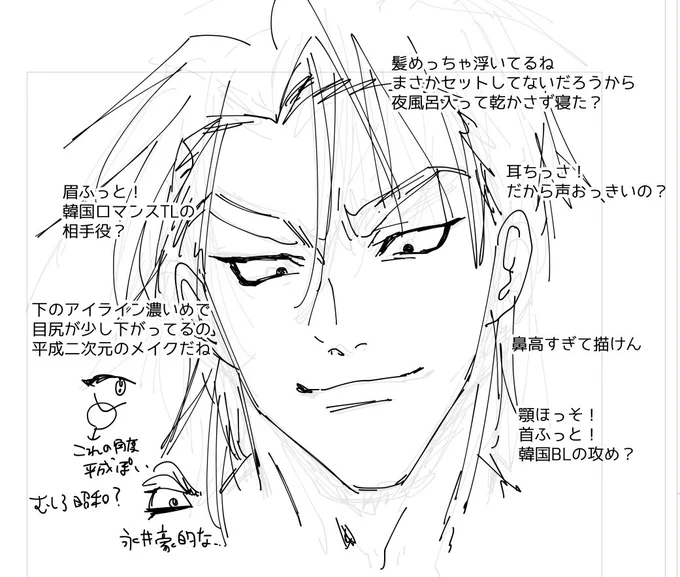 ちゃんと原画見ながら似せようと思って描いた幻水2のルカ様