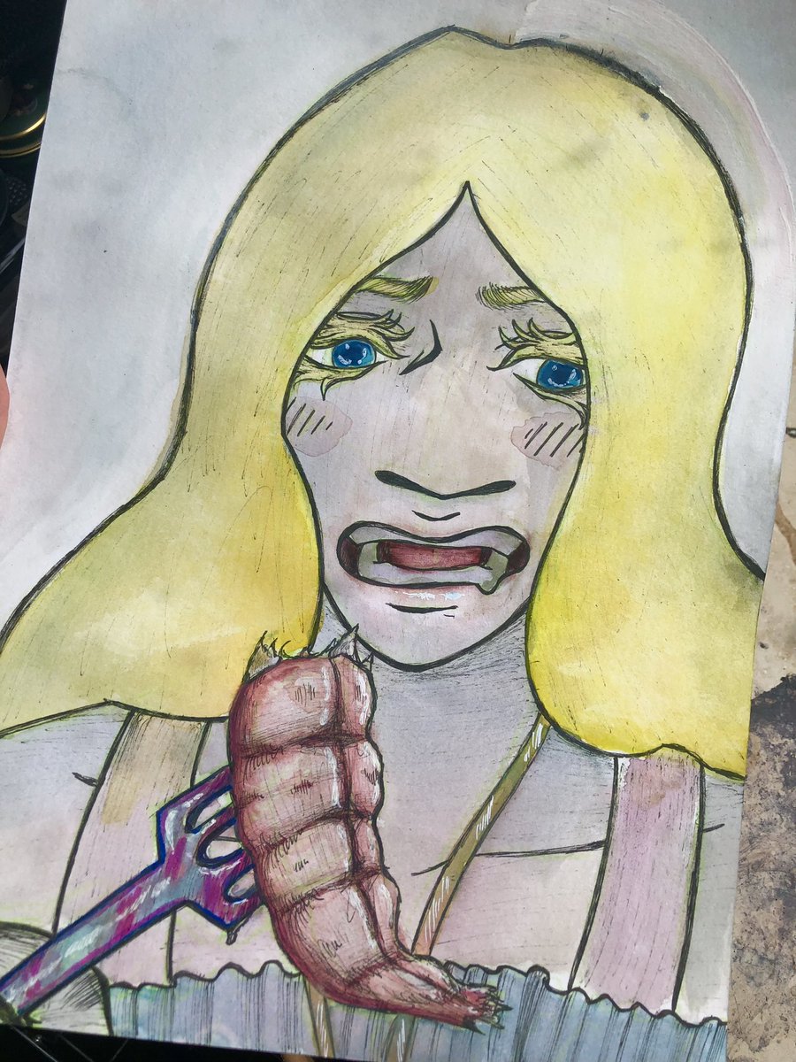 My oc Heinrich from my newest comic/manga wo he eat right now😋

#oc #ocart #art #aquarelle #Heinrich #silenceheinrich #eating #lobstertail #femboy #hintersexual #aquarelle