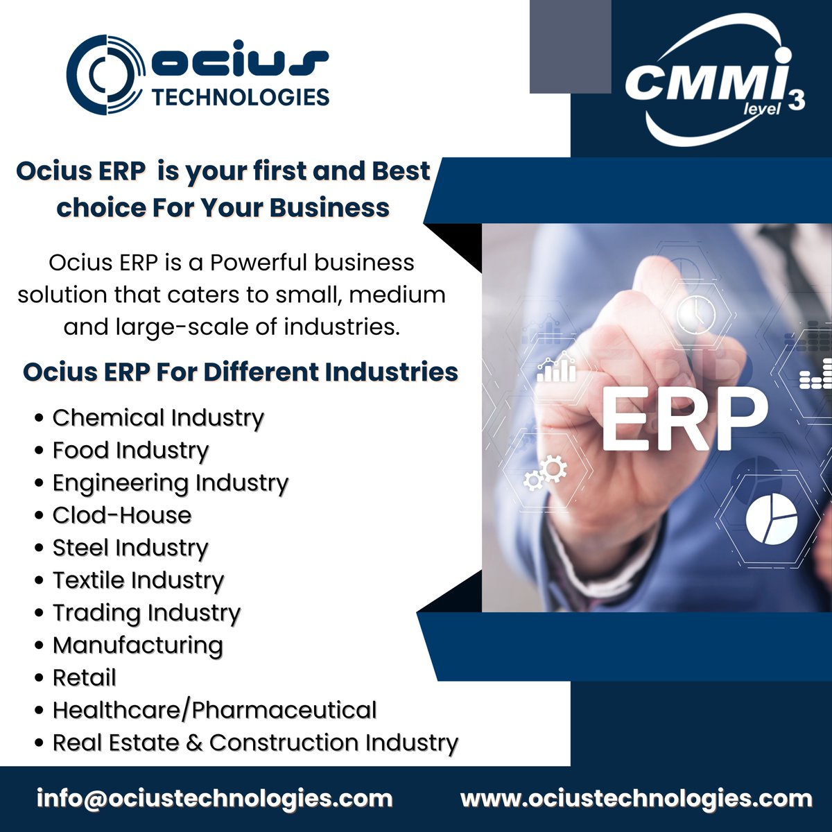Ocius_Tech's tweet photo. Ocius ERP is your first and Best choice For Your Business
Ocius ERP is a Powerful business solution that caters to small, medium and large-scale of industries
https://t.co/98zdyzyfp3
#erpnext #ERP #Erpsystem #clouderp #Businesserp #ErpSoftware #EnterpriseErp #ERPTechnology https://t.co/hf5CW8D7sO