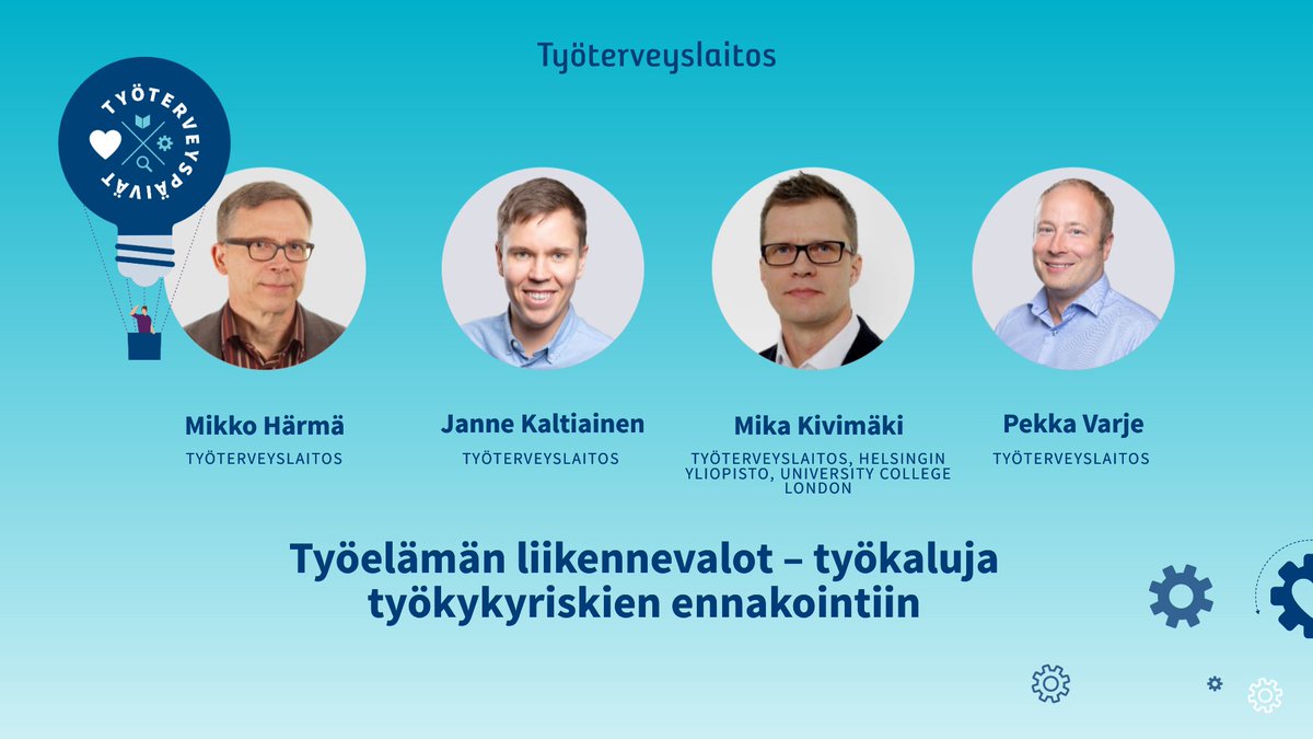 Työelämän liikennevalot tarjoavat työkaluja työkykyriskien ennakointiin. 🚦 

Onko pelkkä vihreä valo tavoiteltavaa ja minkä verran keltaista valoa voi olla? Entä miten niihin päästään?

Katso koko Työterveyspäivien 3.–4.10. ohjelma!

#ttpäivät #työkyky

ttl.fi/ajankohtaista/…