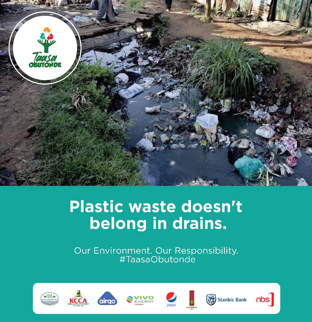 Let's show love to our cities by responsibly disposing of plastic waste! Unmanaged plastic wreaks havoc on drainage systems and harm our environment. #TaasaObutonde