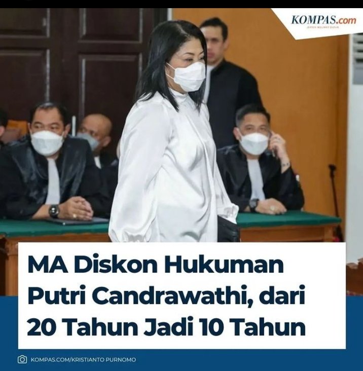_Queen_Putri's tweet photo. Bila kasus seperti ini bisa mendapatkan hukuman diskon, baiknya UU untuk pembunuhan di tiadakan saja pak hakim๐ก
Dari hukuman 20thn menjadi 10thn,bisa dipastikan sebelum 5thn sudah bebas......
Luar binasa UU di+62 ini ๐คฆ๐คฆ https://t.co/sqH7Wz44Fy