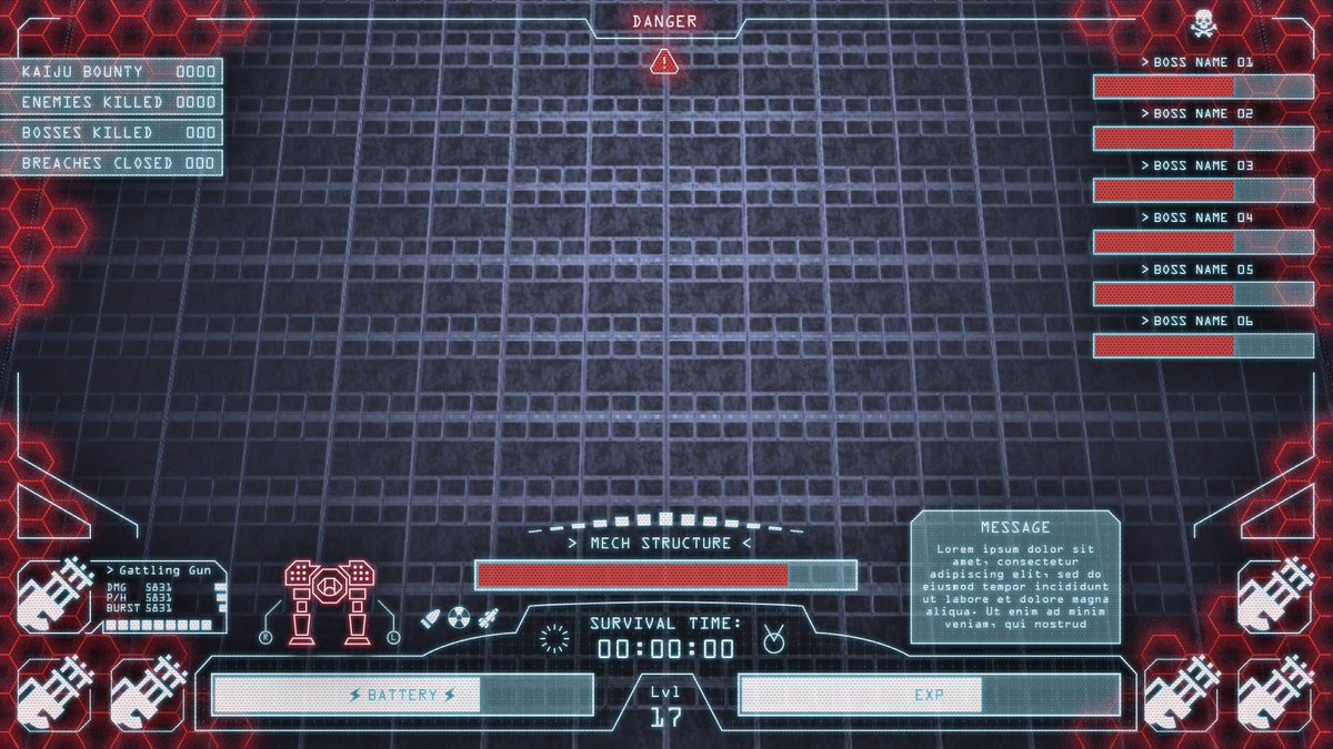 We found a 🖌️ Graphic Designer joining the Team to improve the #UI on #KaijuSurvivor

Soon Available as Alpha Update on
stusse-games.itch.io/kaiju-survivor

#IndieDev #GameDev #UserInterface #UserExperience #Indie #IndieGameDev #Game #Gaming #Mech #Surivor #Survival