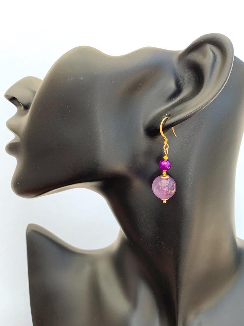 Gold plated purple dream amethyst agate drop earrings: gemstone costume jewellery for women or gift for her

Etsy: etsy.com/uk/listing/149…

#MadeinWales #handmadeearrings #gemstoneearrings #goldplatedearrings #PurpleEarrings #amethystearrings #agateearrings #purpledropearrings