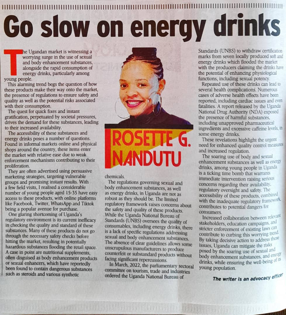 videaug1's tweet photo. Urgent Call to Action📢

Parents,educators &amp; policymakers,it's high time we prioritized the well-being of our young p'ple &amp; demand stricter regulations on energy drinks &amp; body enh't puts that contain harmful substances,on the local market. 
 
#ProtectOurYouth
#RegulateResponsibly https://t.co/FrR9866nig