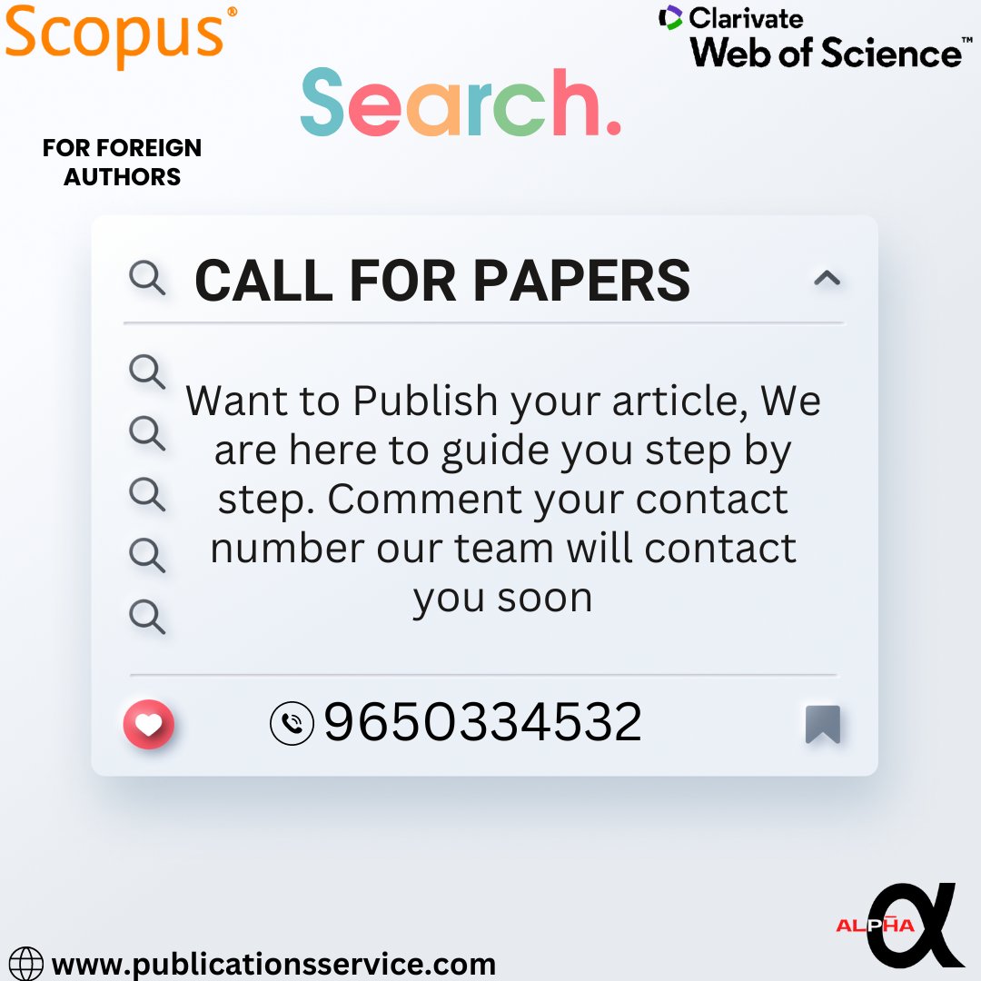 AlphaPublicati4's tweet photo. #journal #publishing #publishers #publishersofinstagram #PublicHealth #epidemiology #InternationalJournal #buyjournal #publishjournal #medicaljournal #medicalhealth #publishinghouse #publishingcompany #PublishingIndustry #nursing #midwifery #research #researchpaper #indexed https://t.co/WeGgHnXyFU