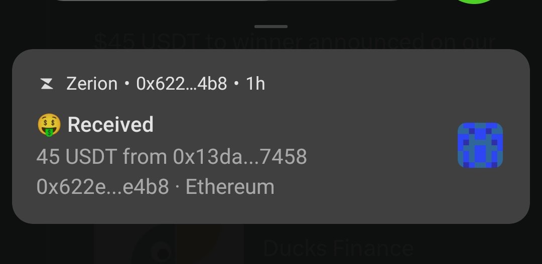 cacatuaua's tweet photo. Price received as promised! Thank you very much Will and all the @DucksFinance team! Quack quack! 🦆 https://t.co/2VhsmfzUbz