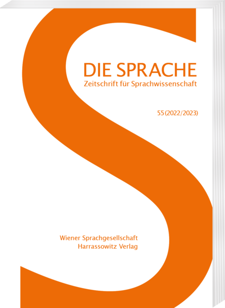 WienerSprachges's tweet photo. Die neue Ausgabe der von uns im @harrassowitz_v
herausgegebenen Zeitschrift "Die Sprache" ist erschienen

https://t.co/hCvUj7EbVl https://t.co/O9hH6FiRfR