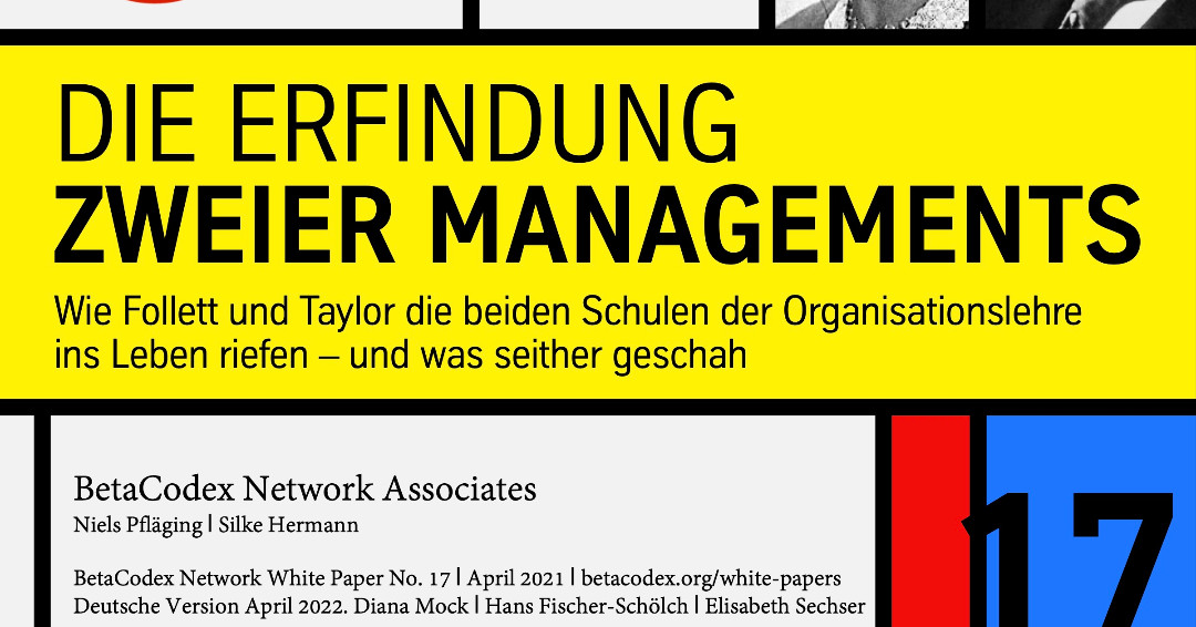 LeanKnowledge's tweet photo. Die Erfindung zweier Managements. Ein BetaCodex Network #kostenfreies Whitepaper #LeanDownload von NIels Pfläging https://t.co/9Q3H5oKodX https://t.co/nYfgWCDOWs