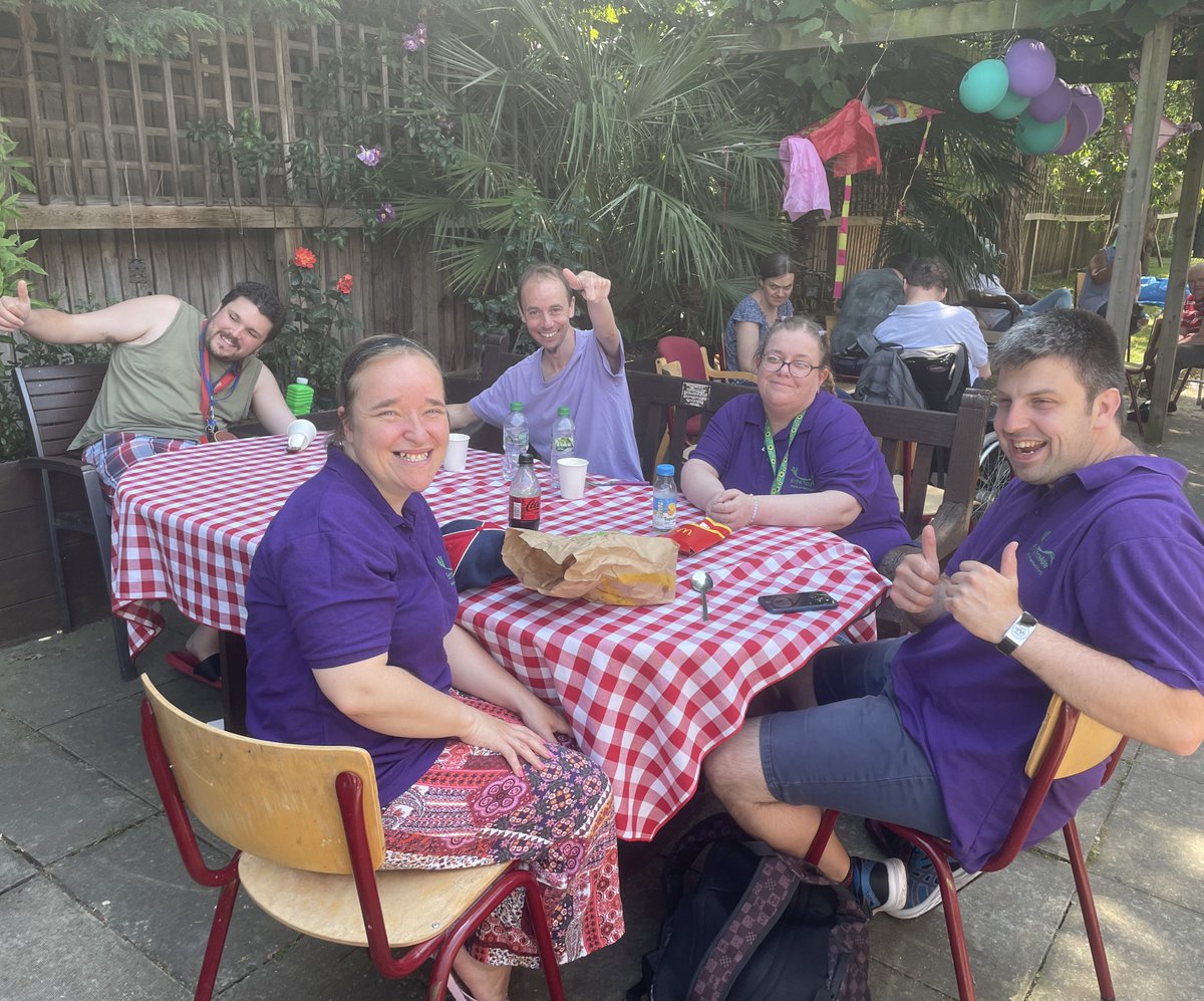EnhanceAble's tweet photo. 🌞🥗🥤 Join The CLICK in our garden this week for some great company and lovely food in the sunshine! 🥤🥗🌞

► To learn more, visit: https://t.co/kIhARTVvPX ◄

#ClickByEnhanceAble #Enhanceable #Kingston #Charity #ASD #DisabilityAwareness #CommunityHub #Cafe #Surrey https://t.co/8Rl0bbnOmg