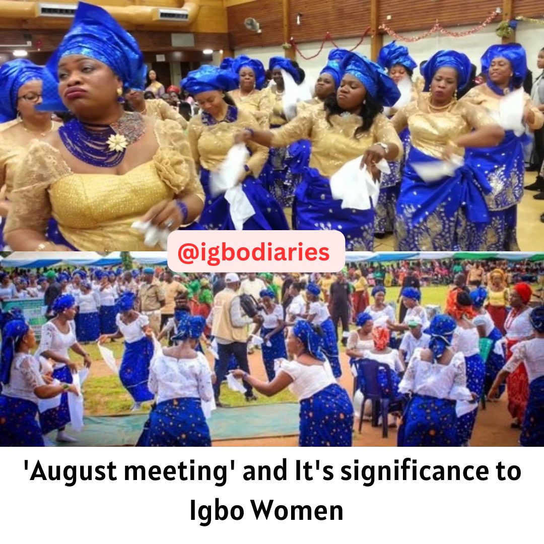 August is one of the most anticipated months amongst Igbo women because of the August meeting events.

August meeting is a homecoming event for married Igbo women both home and in diaspora.
#igboamaka #augustmeeting #igbo #august #igbowomen