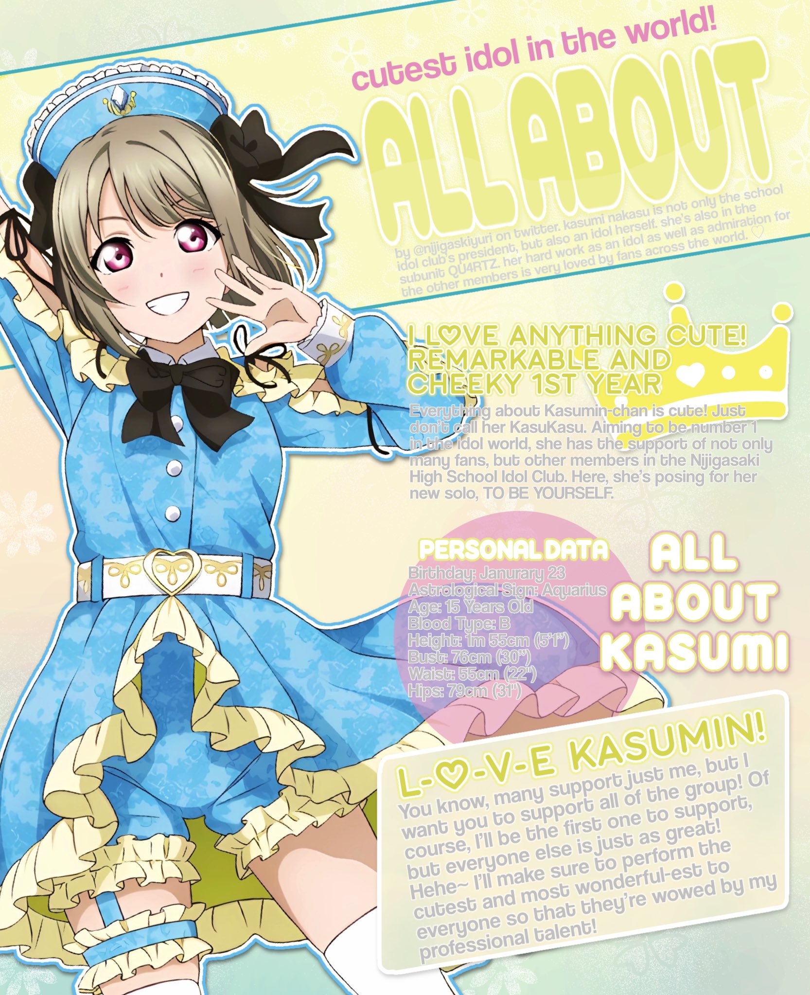 ۟ on X: kasumin fanmade scan ^_^ (reference + fonts used in replies)   / X