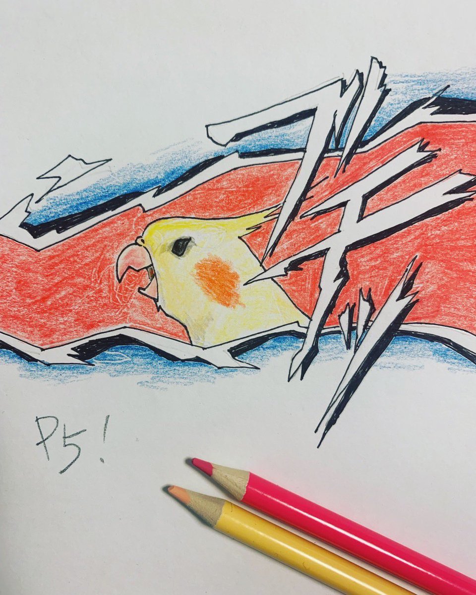 🐻’s doodle of Larry and Persona 5. 

#cockatiels #persona5 #p5 #calopsita #parody #petbird #larrybird #lastsurprise #meme #birb #birdstagram #gamer #atlus #doodle #funny #igdaily #instagramjapan #kocosports #ペルソナ5