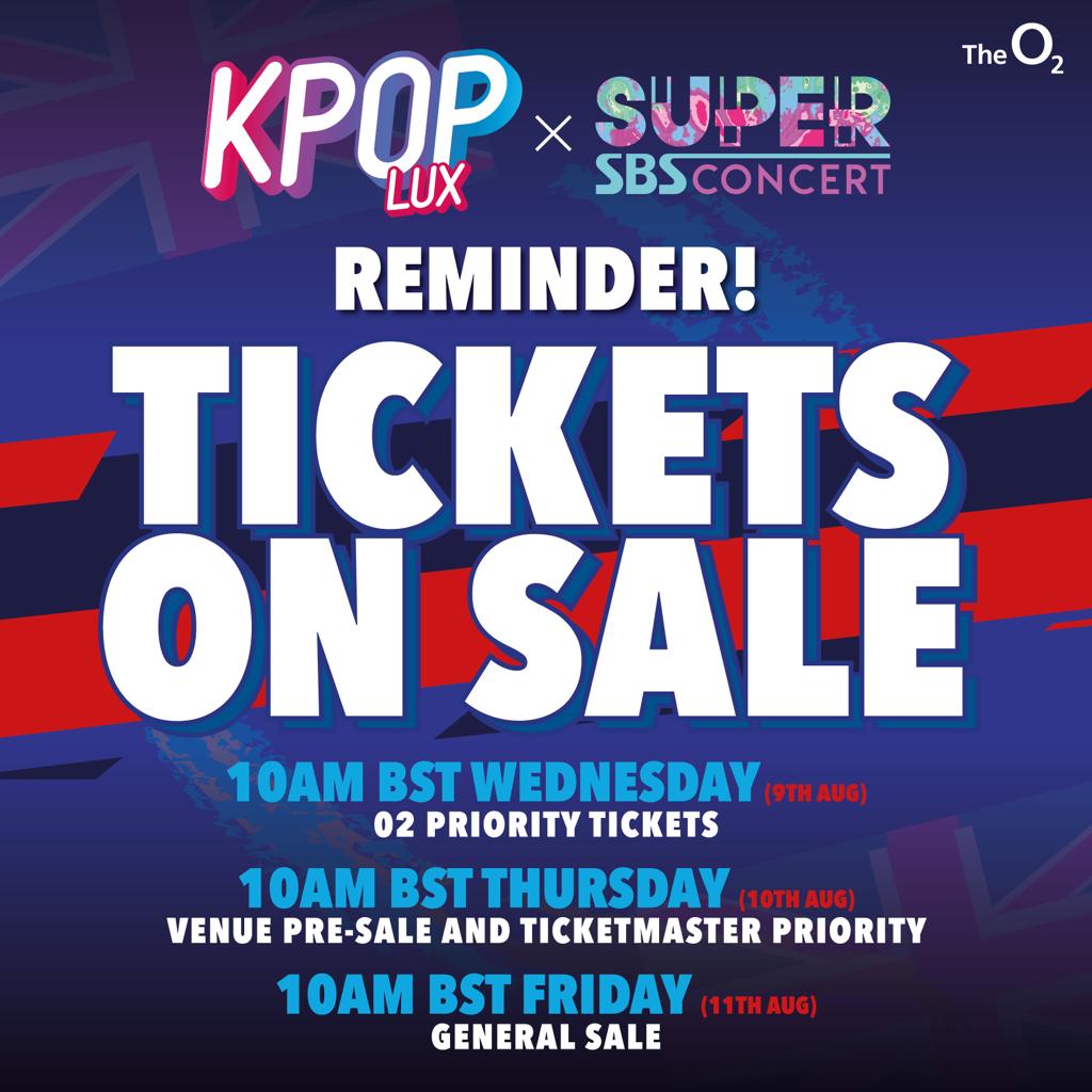 KPOPLUX_'s tweet image. 🚨 TICKET SALES REMINDER 🚨

#KPOPLUXSBSSuperConcert #TicketAlert #KPOPLUXLondon