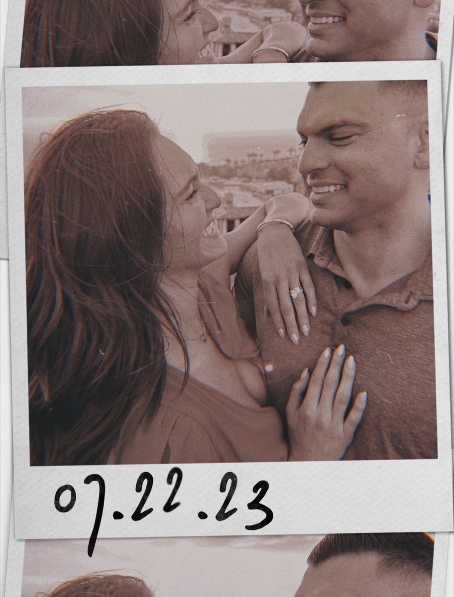 July 22, 2023 ❤️💍 He took me back to where we met and proposed! My little heart is so happy