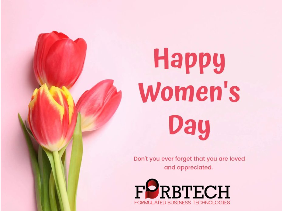 Forbtech_SA's tweet image. Happy Women's day to all you beautiful women!

#WomensDay