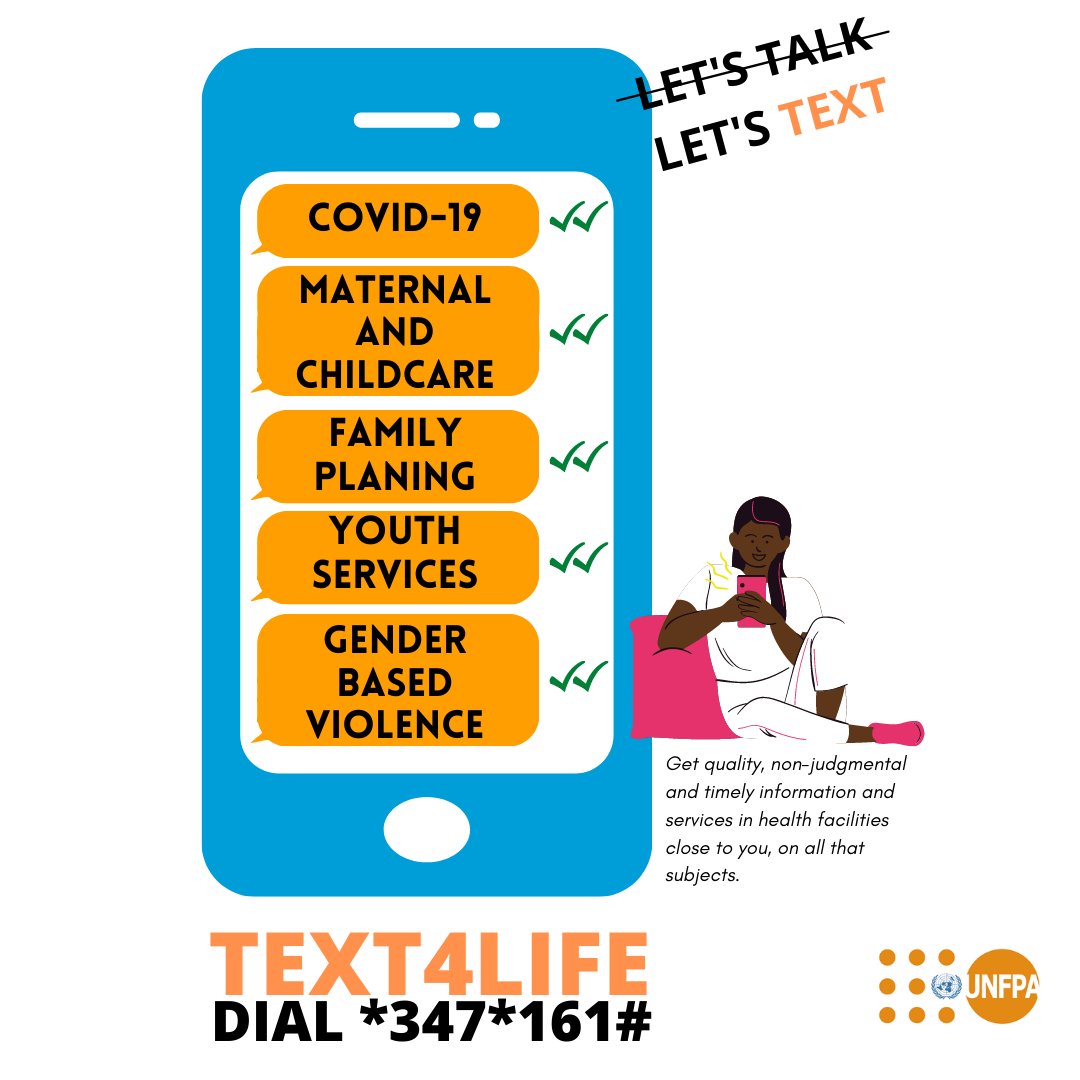 UNFPANigeria's tweet photo. #DidYouKnow?
UNFPA has #Text4Life Get quality, non-judgmental and timely information and services in health facilities close to you, on all those subjects.

Join us at 3rd Nigeria Conference On Adolescent And Youth Health And Development #EKO2023 https://t.co/GNpQE0S3xP