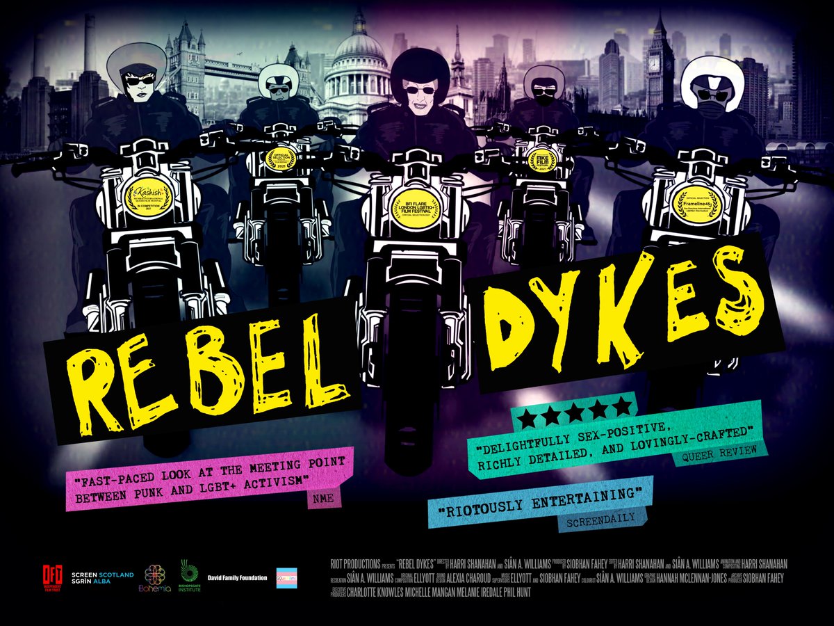 Electric Palace (@electric_palace) on Twitter photo REBEL DYKES - Sat 7:30pm
Follow a tight-knit, ass-kicking mob of friends who met at Greenham Common peace camp and went on to become artists, performers, musicians and activists in London.
<a href="/RebelDykes/">Rebel Dykes</a> <a href="/TheeNuns/">Ye Nuns</a> <a href="/RealEchobelly/">echobelly</a> <a href="/HastingsPride/">Hastings Pride</a> <a href="/KentPrideUK/">Kent Pride</a>
electricpalacecinema.com/whats-on/rebel… REBEL DYKES - Sat 7:30pm
Follow a tight-knit, ass-kicking mob of friends who met at Greenham Common peace camp and went on to become artists, performers, musicians and activists in London.
<a href="/RebelDykes/">Rebel Dykes</a> <a href="/TheeNuns/">Ye Nuns</a> <a href="/RealEchobelly/">echobelly</a> <a href="/HastingsPride/">Hastings Pride</a> <a href="/KentPrideUK/">Kent Pride</a>
electricpalacecinema.com/whats-on/rebel…