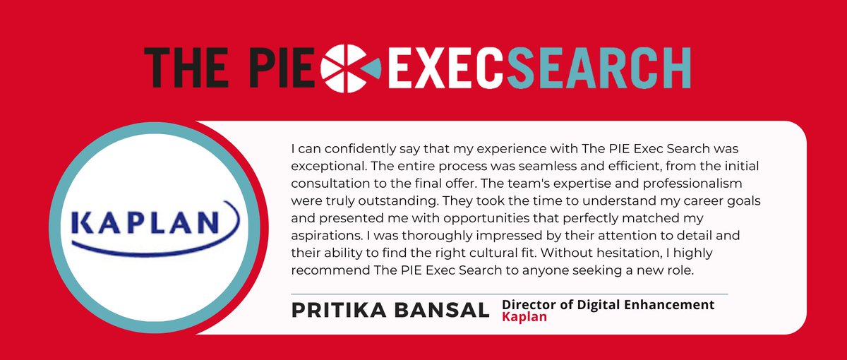 The PIE Exec Search tweet media