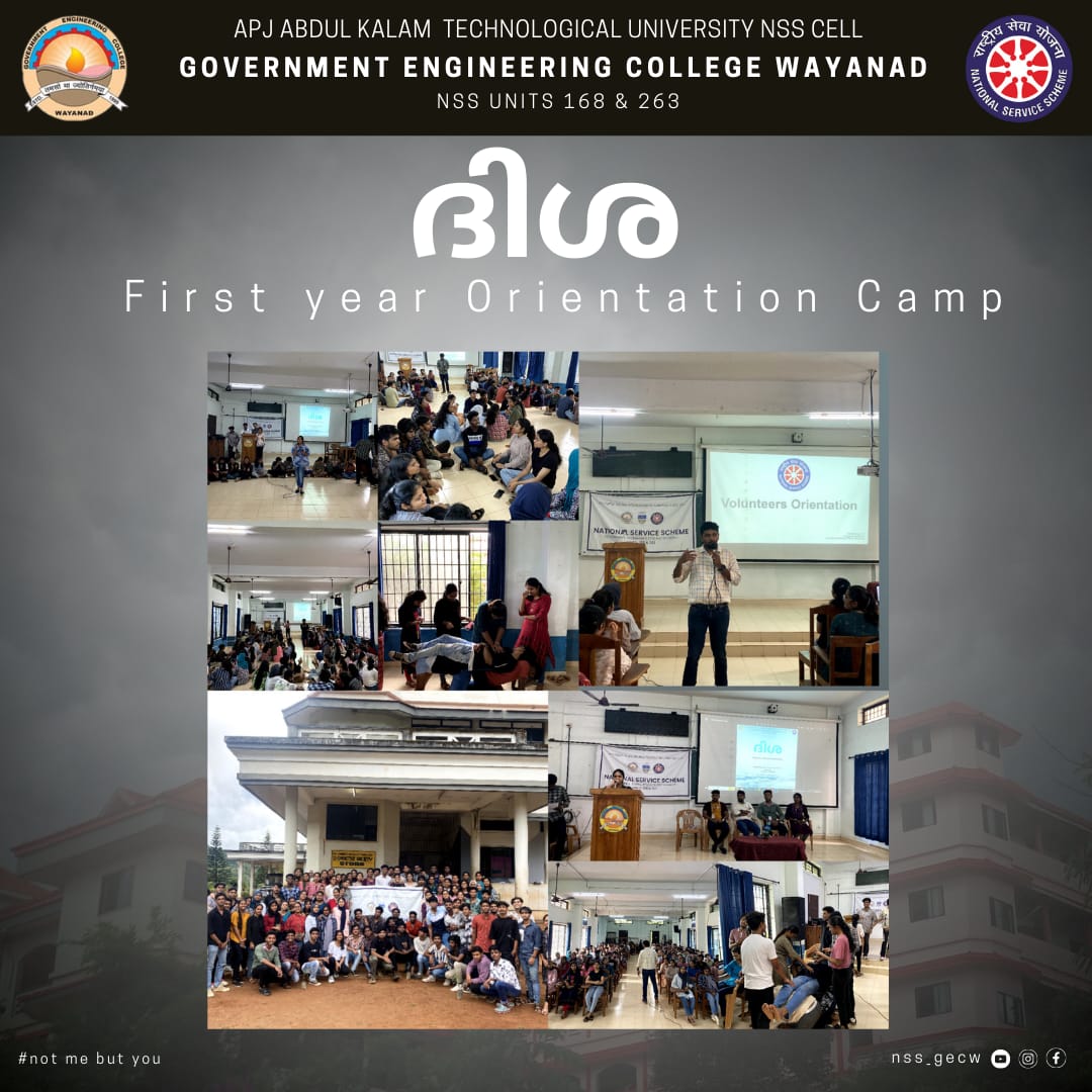 nss_gecw's tweet photo. “It’s never too late to become who you want to be."
                                     — F. Scott Fitzgerald
On 10th July nearly 130 students participated on this one day orientation camp.The first session was handled by Ridhin sir(PO).
_#nss_
_#nssgecw_
_#dishaorientationcamp_ https://t.co/358hexWIK5
