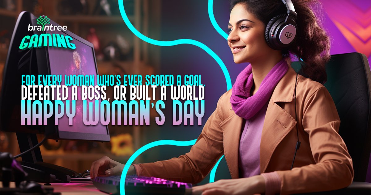 Here's to the queens of the gaming realm, proving every day that gaming isn't just a man's world. Keep leveling up and shining bright! 💪💖

Happy Women's Day! 🌟🎉