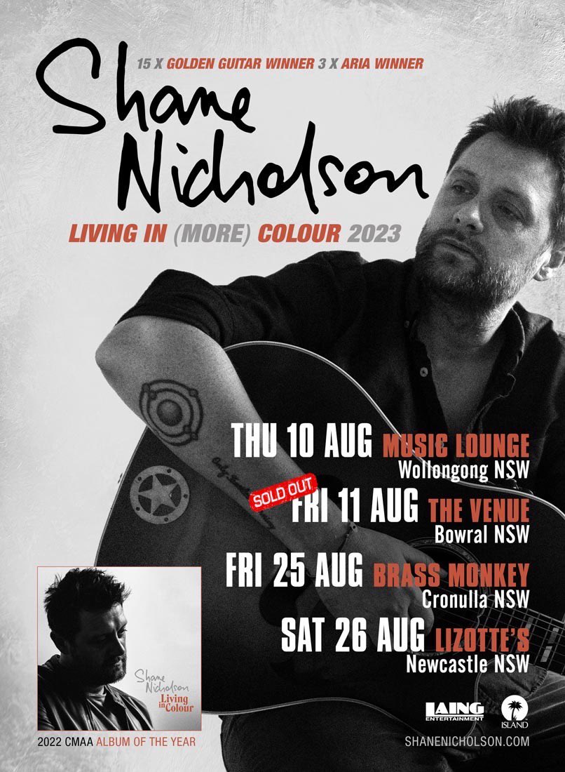The tour continues on this week in Wollongong and Bowral, then onto Cronulla and Newcastle. This run of shows will likely be goodbye for 2023, NSW. Let’s go out in style. #25yearsinsong