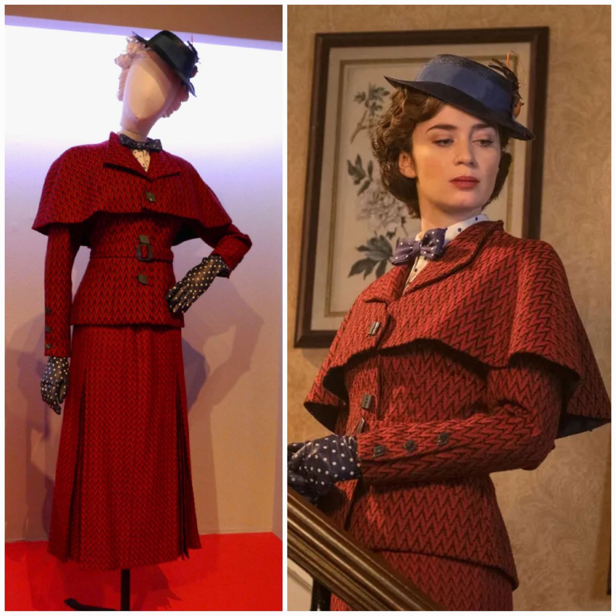 mary poppins returns red dress Emily Blunt names 'Mary Poppins Returns' scene as her scariest stunt