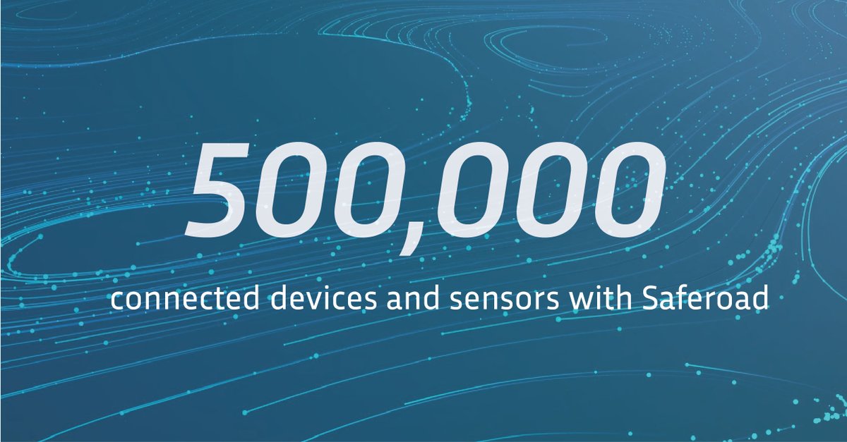 SAFE_ROAD's tweet image. 500,000 connected devices and sensors with Saferoad!

We are proud to announce that we have reached a new milestone of connected devices and sensors on the Saferoad platform - 500,000 connected devices and sensors!

#transformationnow #saferoad #milestones #smartsolutions